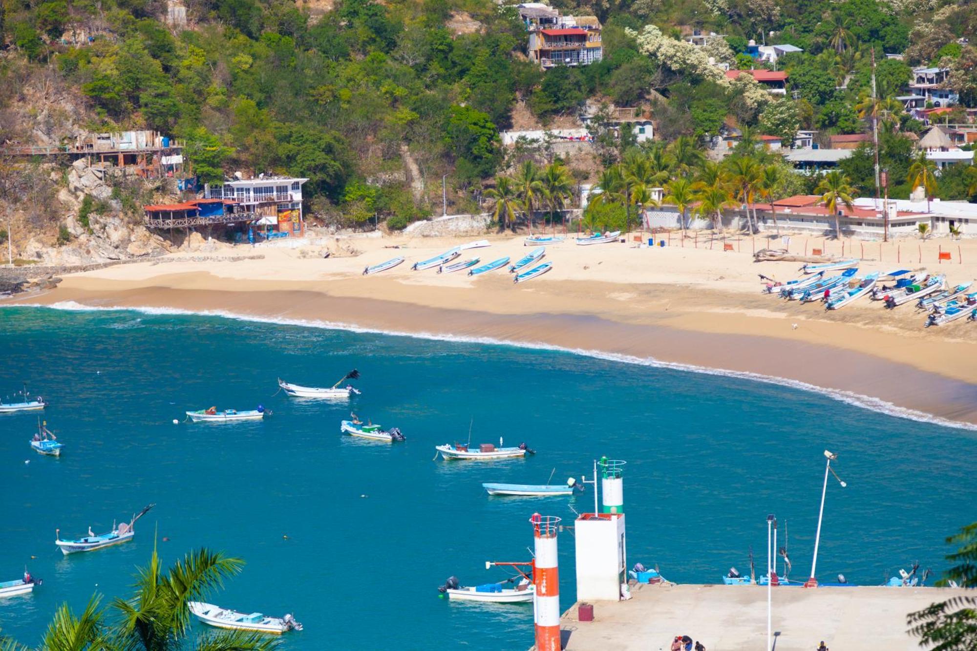 Hotel Casa Rush Puerto Angel Bagian luar foto